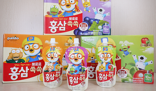 Công dụng tuyệt vời của nước hồng sâm trái cây Paldo Hàn Quốc đối với trẻ nhỏ