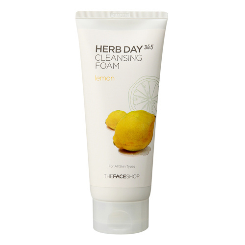 Sữa rửa mặt chiết xuất Chanh HERB DAY 365 CLEANSING FOAM PEACH 