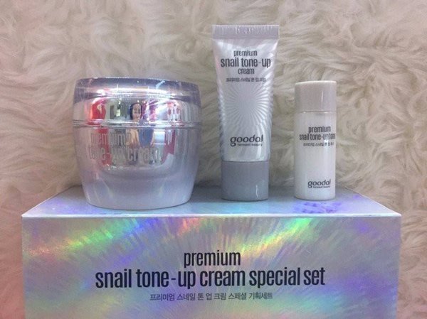 Bộ Kem Ốc Sên Goodal Premium Snail Tone Up Cream Special Set