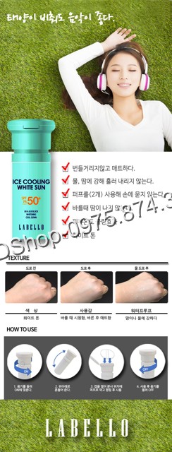 Kem chống nắng ICE COOLING LABELLO SPF50+ PA+++