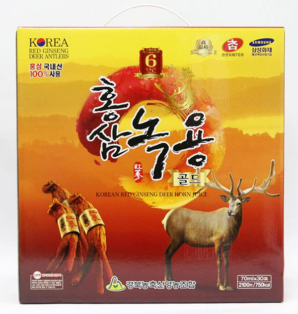 Nước hồng sâm nhung hươu Hàn Quốc hộp 30 gói