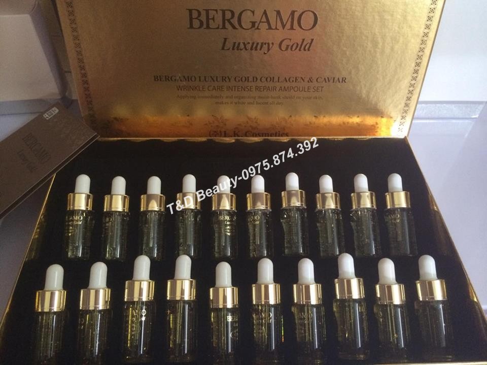 Tinh chất serum bergamo luxury gold – Hàn Quốc